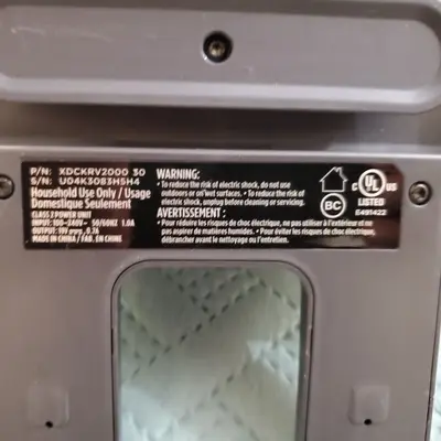 Shark RV2000WD / RV2001 Robot Vacuum and Mop Charging Dock photo 2