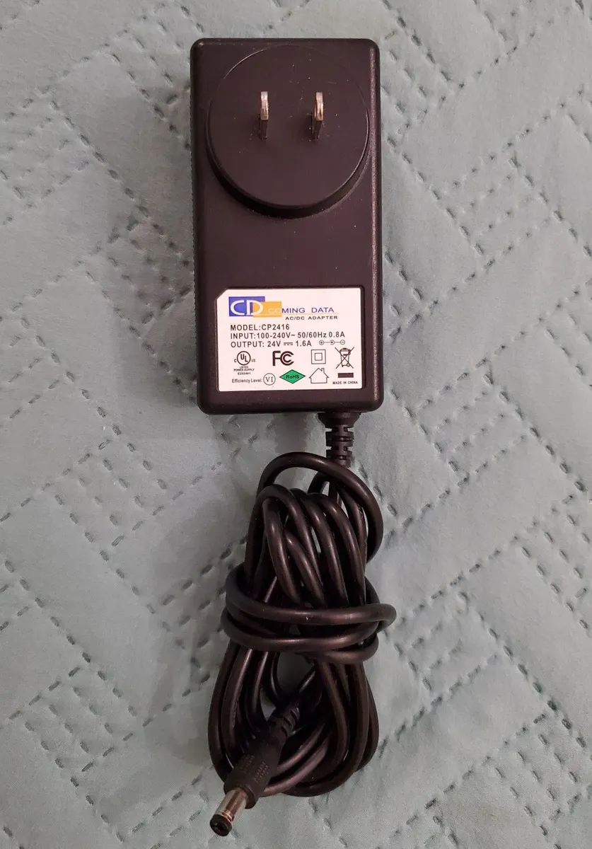 Genuine Coming Data CP2416 24V 1.6A AC/DC Adapter