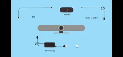 Logitech Rally Bar 4K All-in-One Video Bar with Wall Mount photo 8