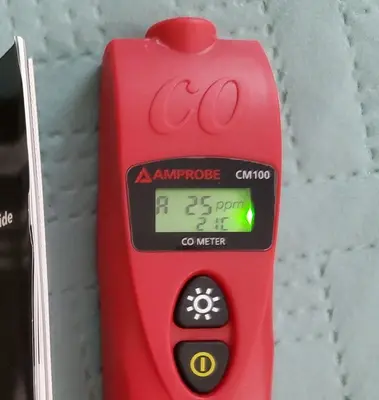 Amprobe CM100 Carbon Monoxide Meter with Adjustable Alarm Level photo 4