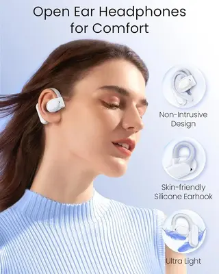TAGRY Open-Ear Bluetooth Earbuds with Earhooks, 80 Hours, IPX7 photo 5