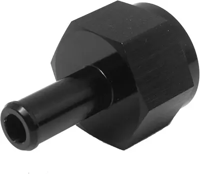 Anodized Aluminum Oil Cooler ATF Fitting, AN10 Female to 12 mm Barb photo 2