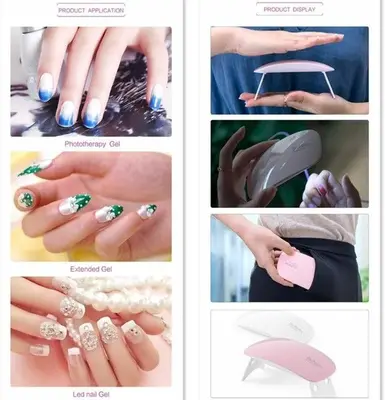 6W LED UV Nail Dryer Curing Lamp, USB Powered photo 7