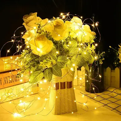 Outdoor Solar String Lights, 100 LED, IP65 Waterproof photo 5
