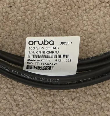 HPE Aruba J9283D 10G SFP+ DAC Cable, 3 m photo 2