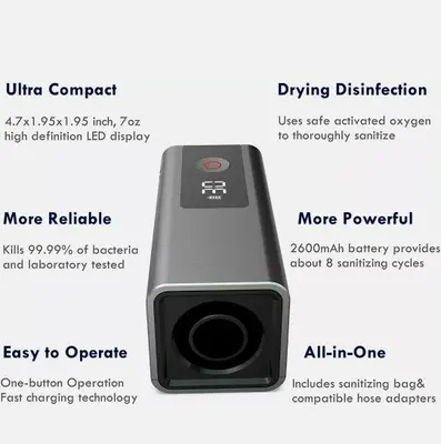 LEEL O3 Portable CPAP Cleaner Ozone Sterilizer photo 3