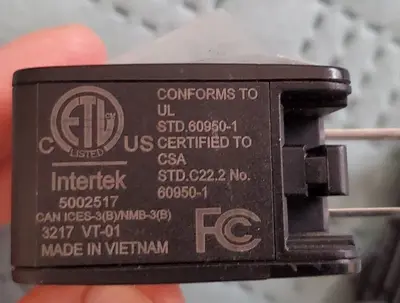 Original Radio Systems NF5V-1C-DC 5V 1A Cable for PetSafe/SportDOG photo 2