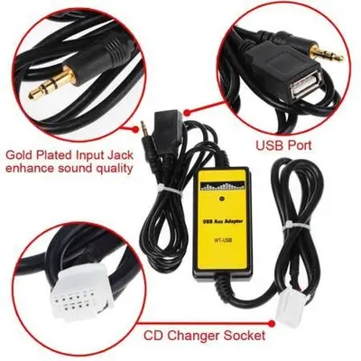 APPS2Car USB/AUX Audio MP3 Adapter for Toyota CD Changer photo 3