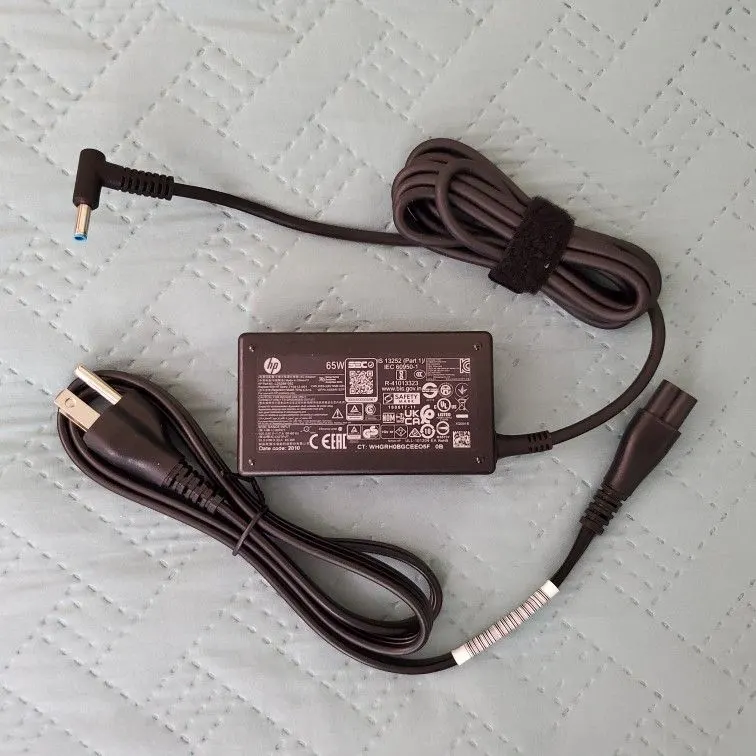 Original 65W 3.33A AC Adapter for HP EliteBook 840 G3 and HP 14/15