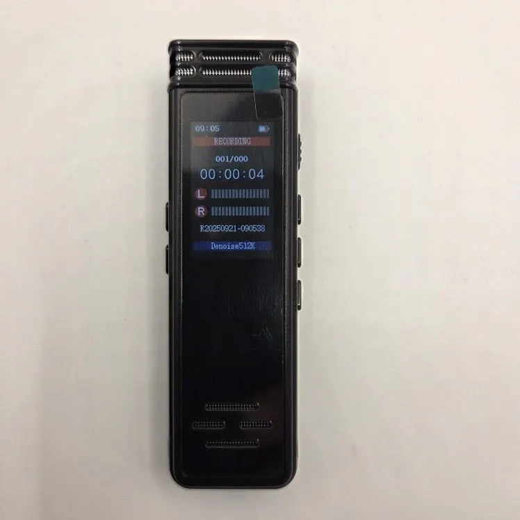 64GB Digital Voice Recorder with Playback, Voice Activated