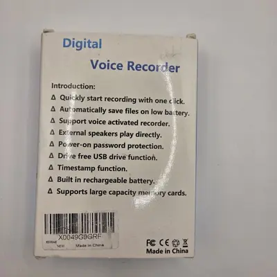 64GB Digital Voice Recorder with Playback, Voice Activated photo 7