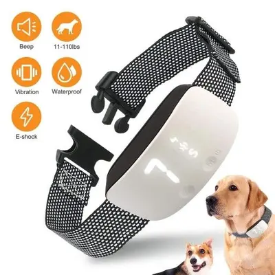 Rechargeable Dog Bark Training Collar for All Sizes photo 2