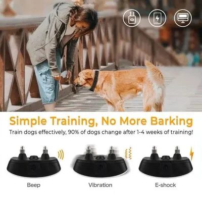Rechargeable Dog Bark Training Collar for All Sizes photo 6