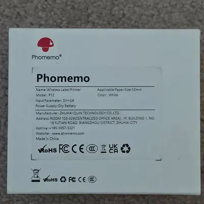 Phomemo P12 Mini Handheld Thermal Label Maker photo 2