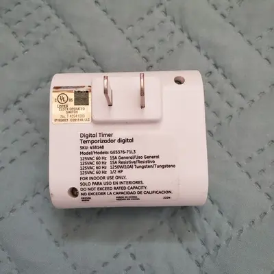 15A 7-Day Indoor Plug-In Digital Timer photo 2