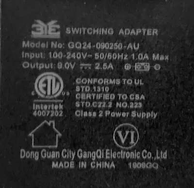 AC Adapter for Eva-Dry EDV1100 and Ivation IVADM10 photo 2