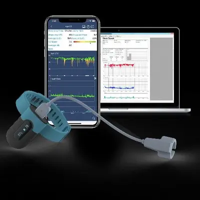 Wellue SleepU Bluetooth Wearable Sleep Oxygen (O2) Monitor photo 3