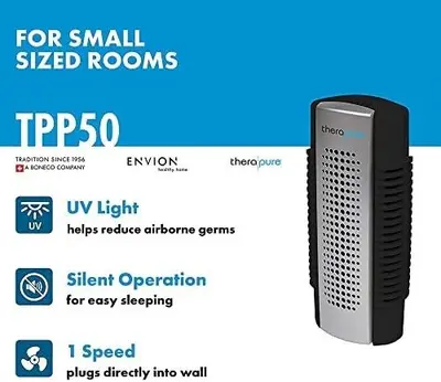 Envion Therapure TPP50 HEPA-Type Mini Air Purifier with UV Light photo 3
