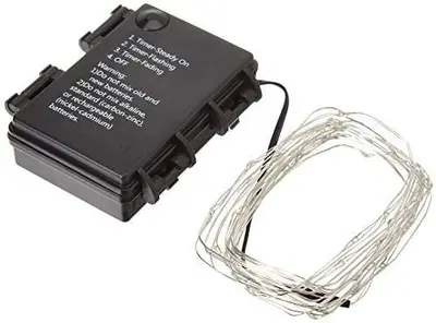 Meilo 12 ft 36-LED Battery-Operated Micro Fairy String Lights photo 4