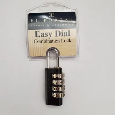 4-Digit Combination Luggage and Locker Locks