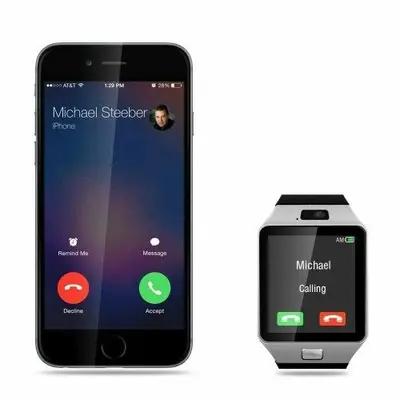 Bluetooth Smart Watch Phone with Camera, Touchscreen and Sleep Tracking photo 7