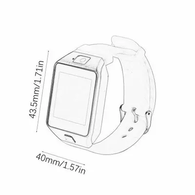 Bluetooth Smart Watch Phone with Camera, Touchscreen and Sleep Tracking photo 5
