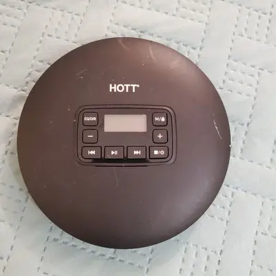 HOTT CD204 Portable Anti-Shock CD Player for Home, Travel and Car