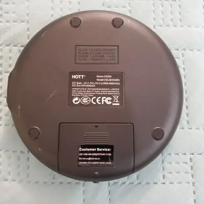 HOTT CD204 Portable Anti-Shock CD Player for Home, Travel and Car photo 2