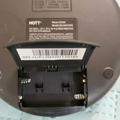 HOTT CD204 Portable Anti-Shock CD Player for Home, Travel and Car photo 4