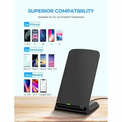 SENEO Qi Fast Wireless Charger Stand photo 6