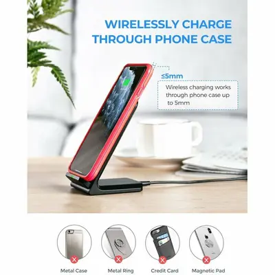 SENEO Qi Fast Wireless Charger Stand photo 5