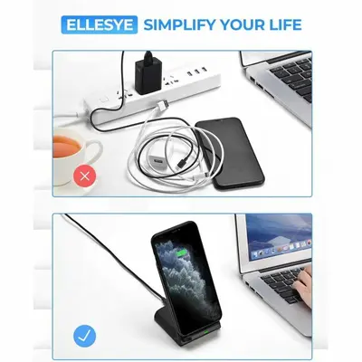 SENEO Qi Fast Wireless Charger Stand photo 8