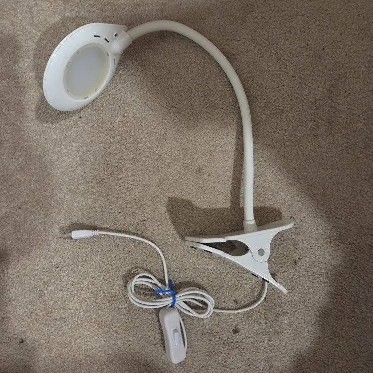 USB-Powered LED Clip-On Desk Lamp