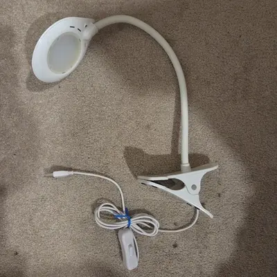 USB-Powered LED Clip-On Desk Lamp