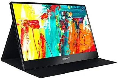 15.6" Slim Portable Monitor with Case, HDMI, 1080P IPS photo 2