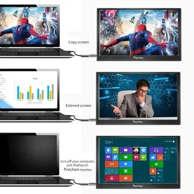 15.6" Slim Portable Monitor with Case, HDMI, 1080P IPS photo 7