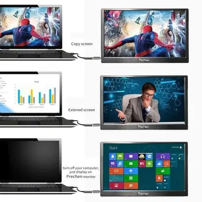 Prechen 13.3" Ultra-Slim 1080p IPS Portable Monitor photo 6