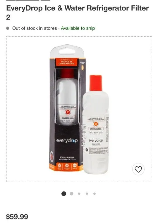 Whirlpool EveryDrop EDR2RXD1 Ice and Water Refrigerator Filter 2