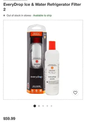 Whirlpool EveryDrop EDR2RXD1 Ice and Water Refrigerator Filter 2