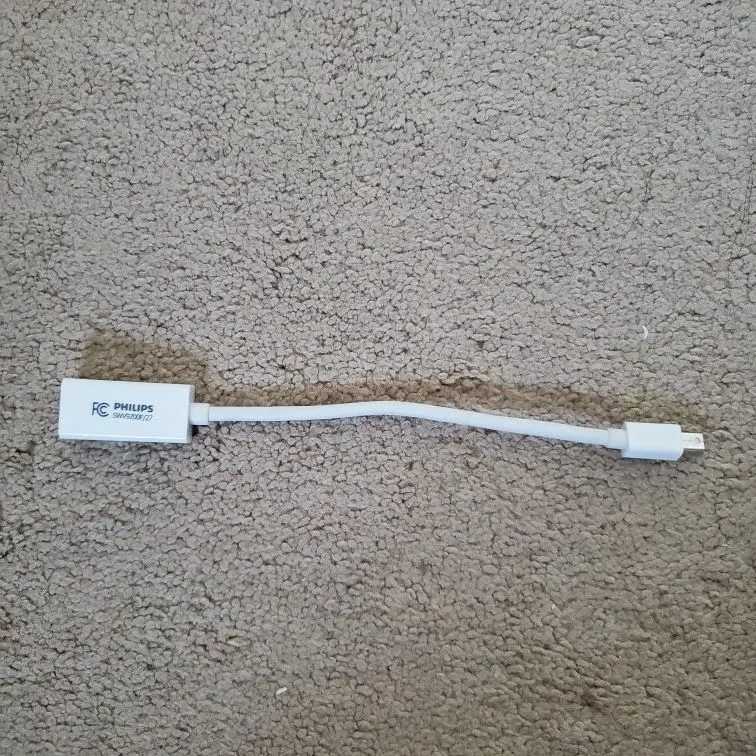 Philips Mini DisplayPort to HDMI Adapter, White, SWV9200F/37