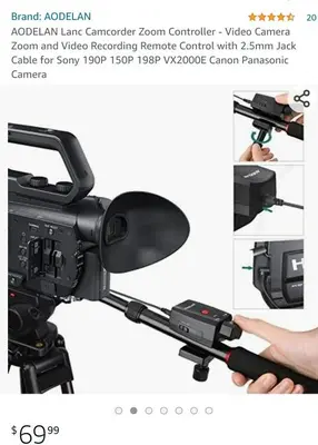 AODELAN LANC Camcorder Zoom Controller photo 8