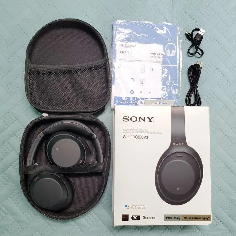 Sony WH-1000XM3 Wireless Noise-Canceling Bluetooth Headphones
