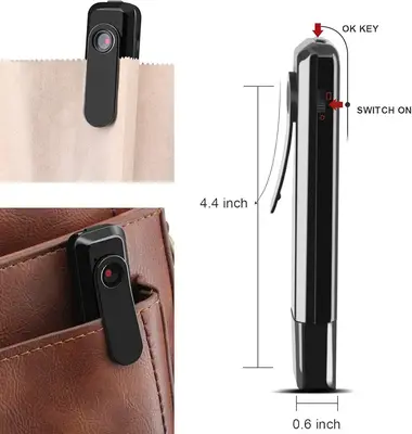 Ehomful HD 1080P Mini Body Camera with 32GB MicroSD Card photo 2