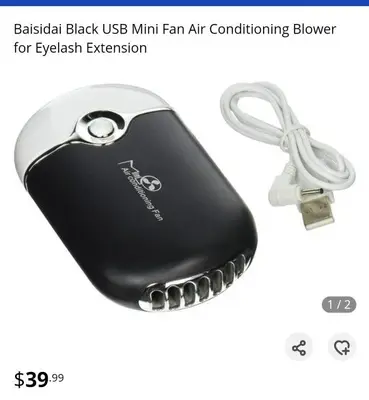 USB Mini Fan Blower for Eyelash Extensions photo 3
