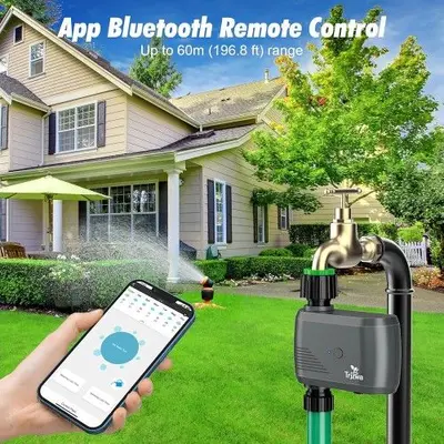 Smart WiFi Sprinkler Timer, App-Controlled Garden and Lawn Irrigation photo 9
