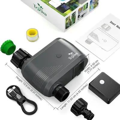 Smart WiFi Sprinkler Timer, App-Controlled Garden and Lawn Irrigation photo 8