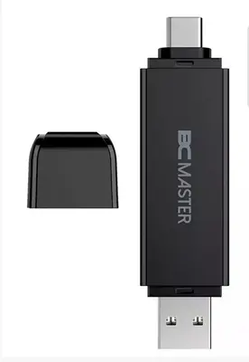 BC Master BCM-CR20 USB 3.0 Type-A/Type-C Micro SD Card Reader