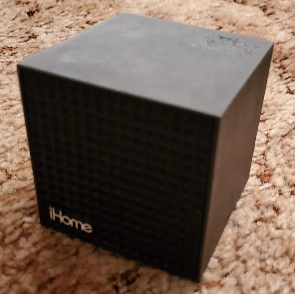iHome Rechargeable Wireless Bluetooth Cube Speaker
