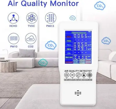 Handheld Air Quality Tester: CO2, HCHO, TVOC, PM2.5, PM10 photo 4