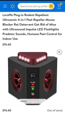 Plug-In Ultrasonic Mouse and Pest Repeller, 4-in-1 photo 6
